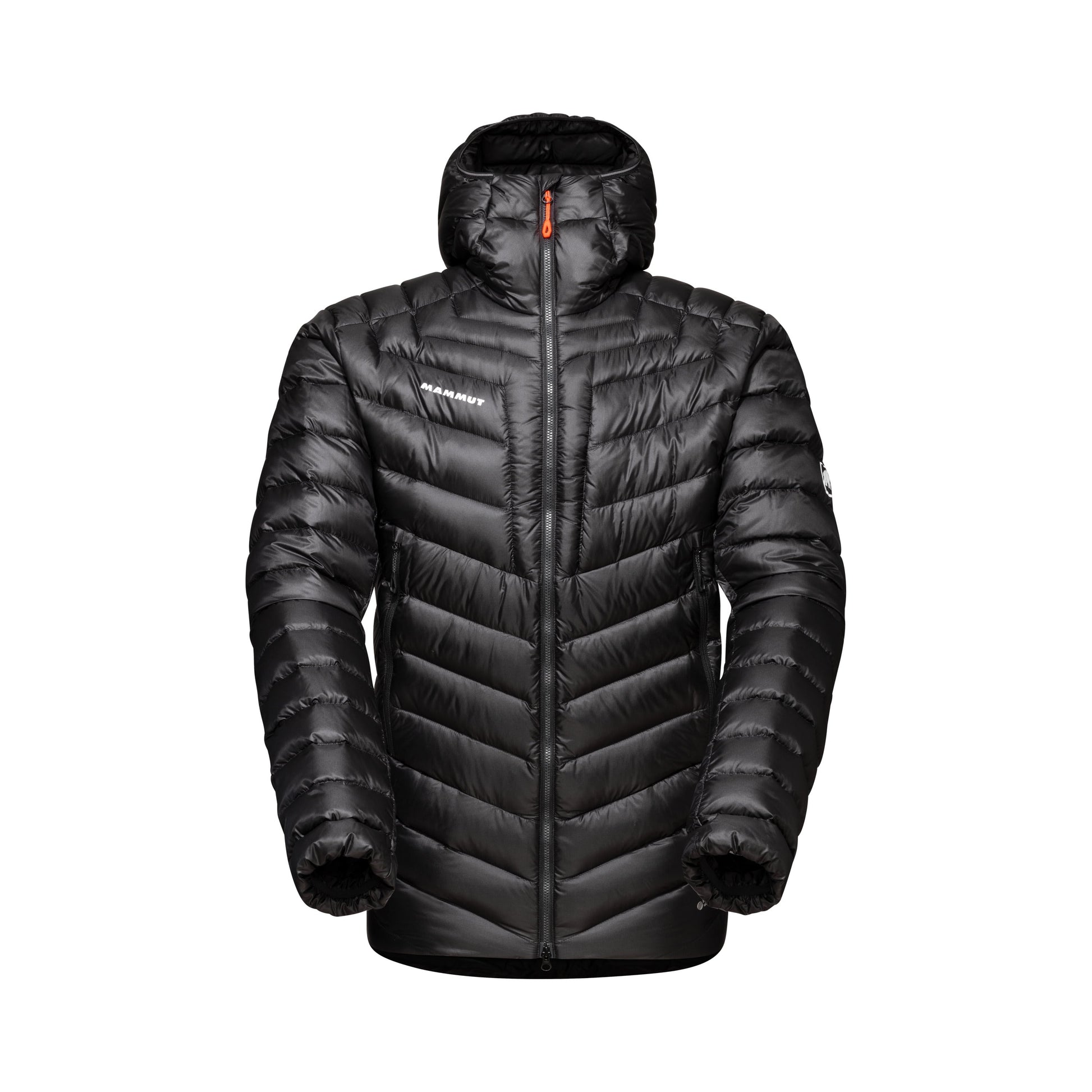 Mammut dūnu jaka Broad Peak IN Hooded vīriešu Black-White