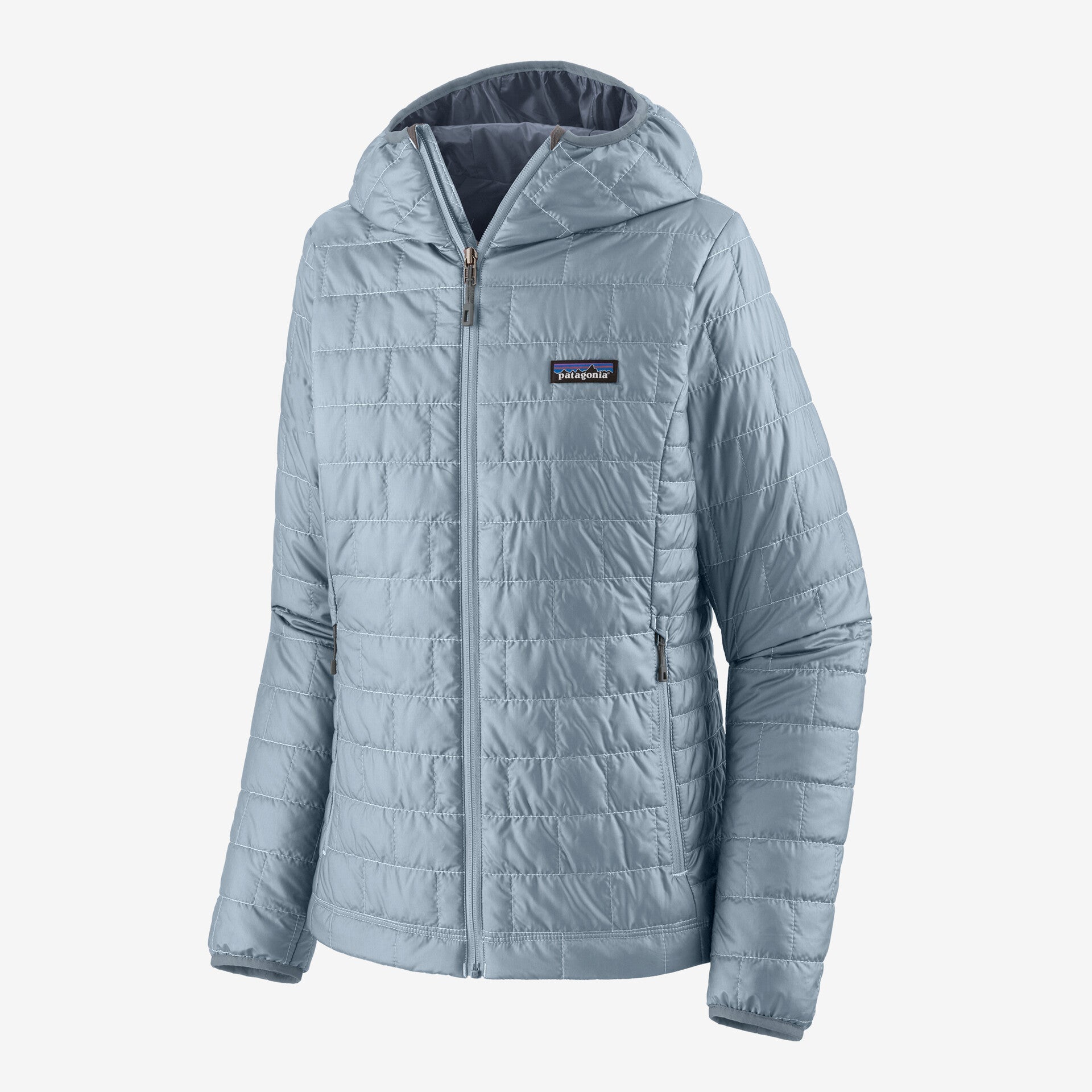 Patagonia jaka Nano Puff Hoody sieviešu Steam Blue Virsjakas