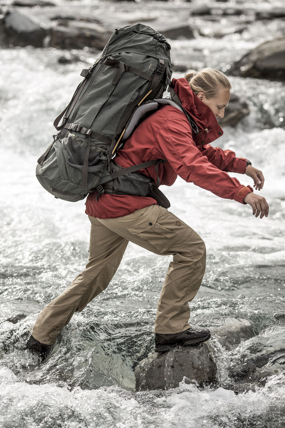 Fjallraven Kajka 75 trekinga mugursoma Pārgājienu mugursomas Trekinga mugursomas