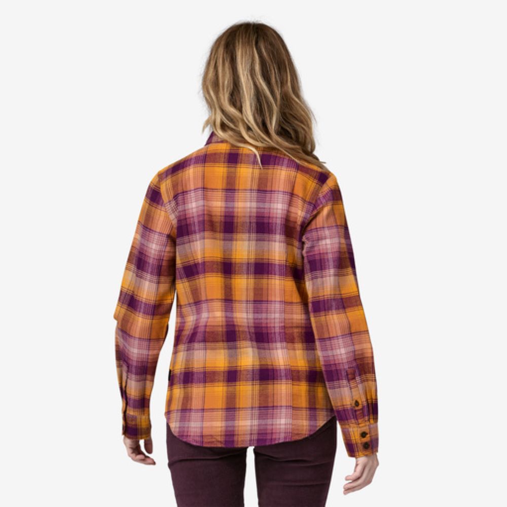 Flaneļa krekls Patagonia Organic Cotton Midweight Fjord sieviešu Garroku krekli Krekli