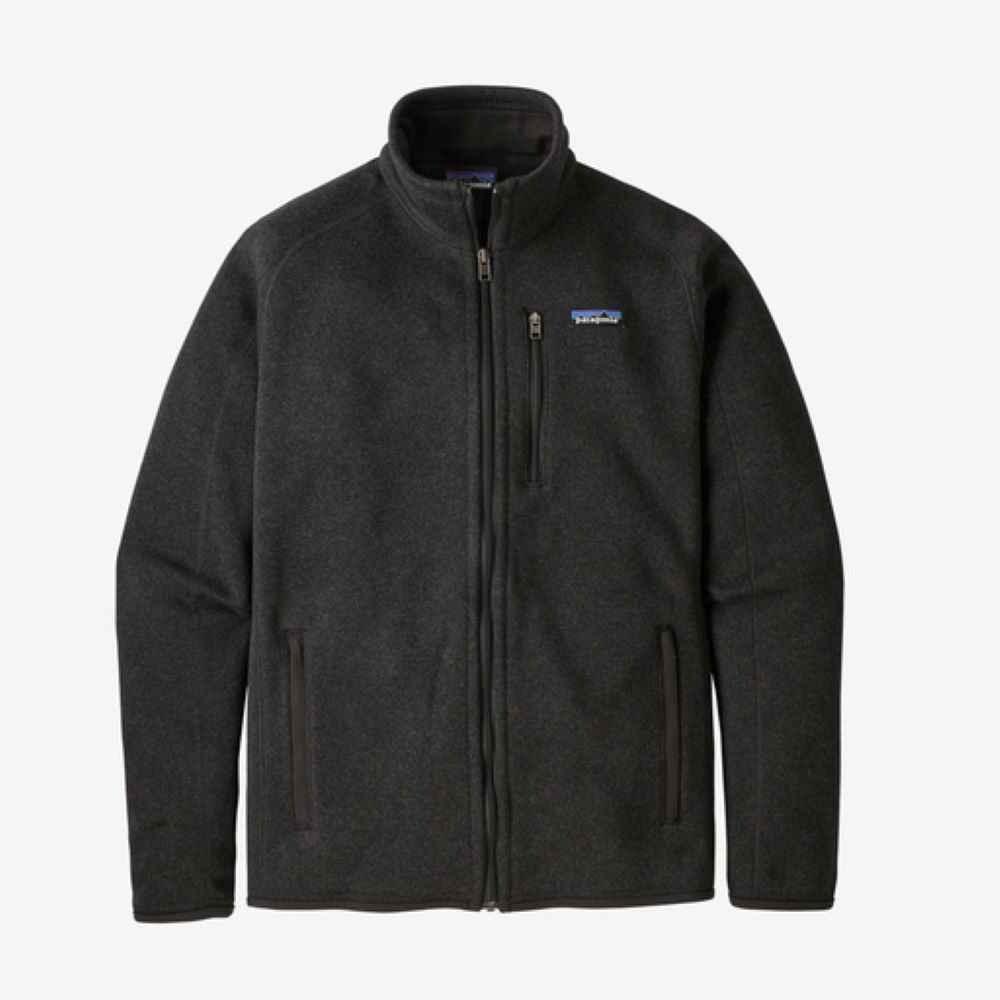 Flīsa jaka Patagonia Better Sweater vīriešu Black Flīsa jakas Vidējā slāņa jakas