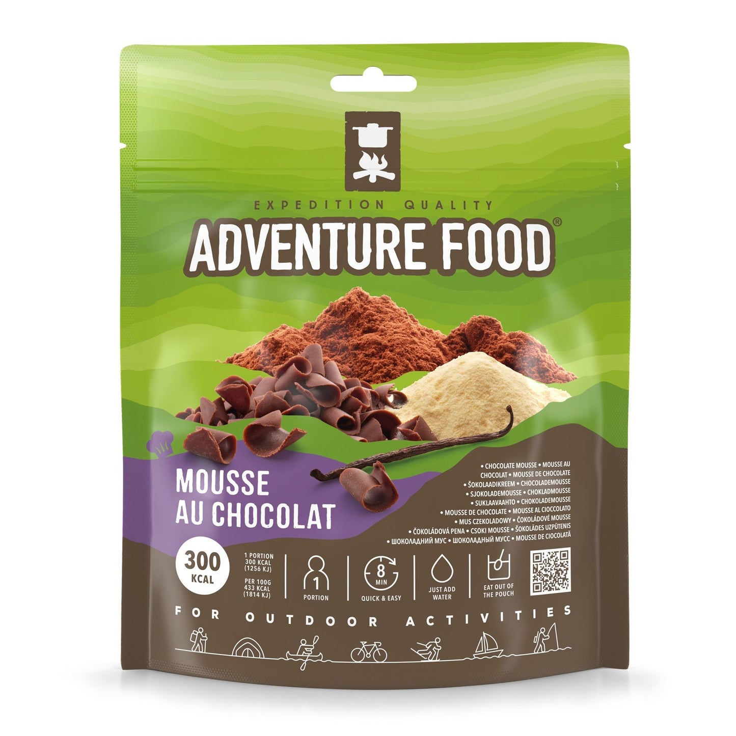 Adventure Food Chocolate Mousse pārtika pārgājieniem