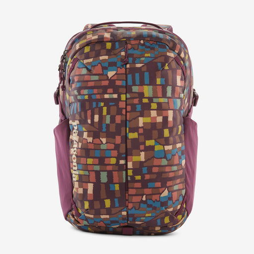 Mugursoma Patagonia Refugio Day Pack 26 L Fitz Roy Patchwork: Night Plum Ikdienas mugursomas