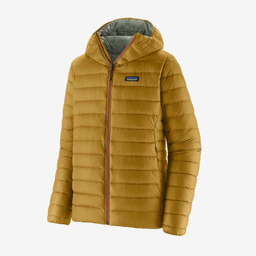 Dūnu jaka Patagonia Down Sweater Hoody vīriešu Cosmic Gold Virsjakas