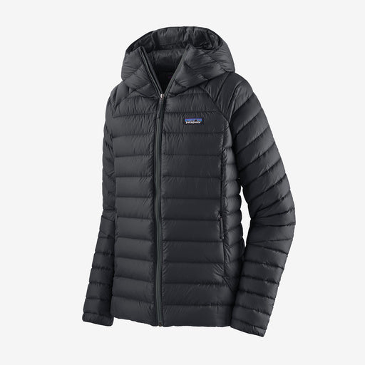 Patagonia dūnu jaka Down Sweater Hoody sieviešu Black Virsjakas