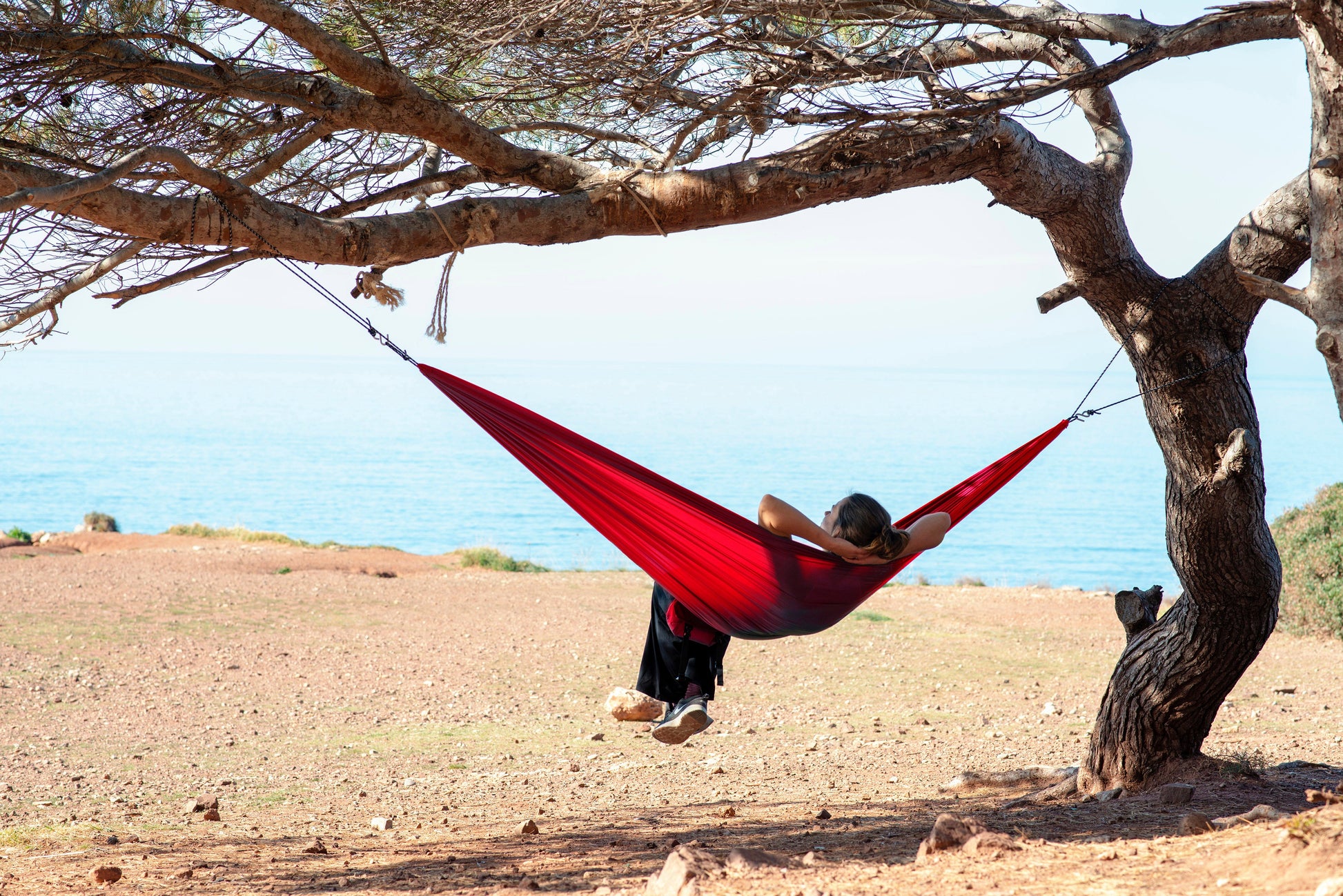 Šūpuļtīkls Amazonas Hammock Travel Set Šūpuļtīkli