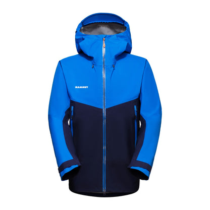 Mammut lietus jaka Crater HS Hooded vīriešu Marine-Ice Hardshell jakas Lietus jakas