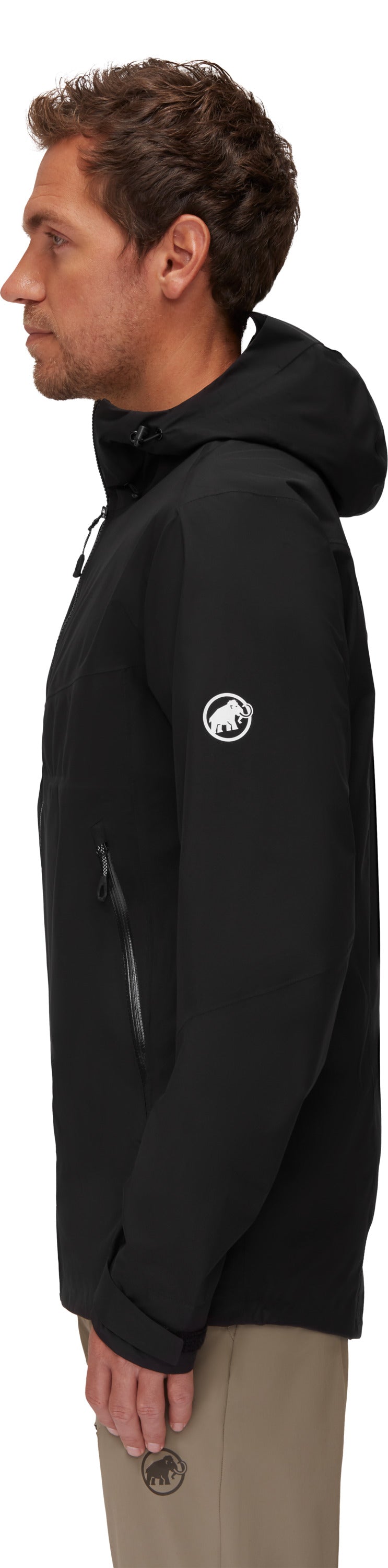 Lietus jaka Mammut Convey Tour HS Hooded vīriešu Hardshell jakas Lietus jakas