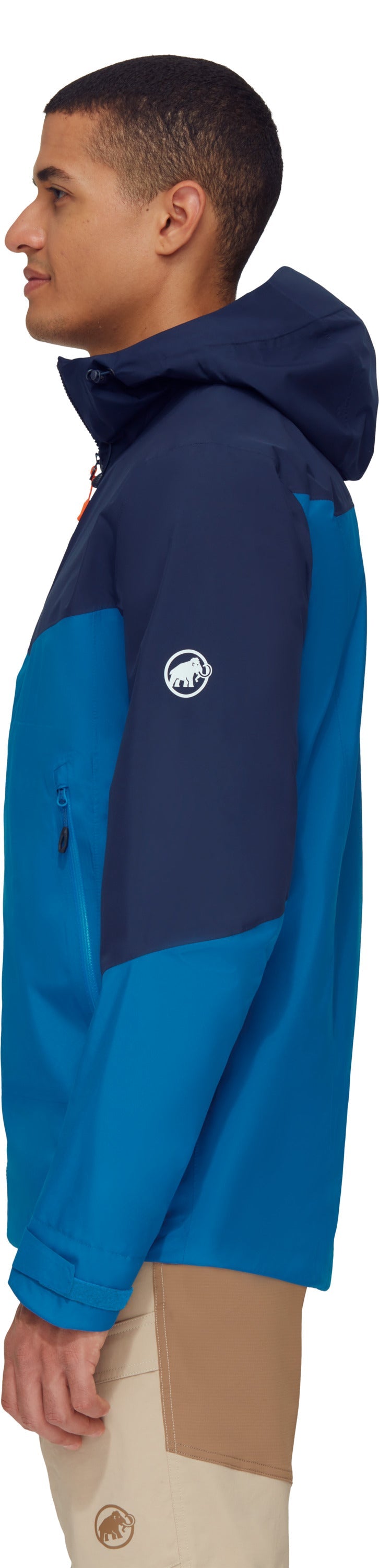 Lietus jaka Mammut Convey Tour HS Hooded vīriešu Hardshell jakas Lietus jakas