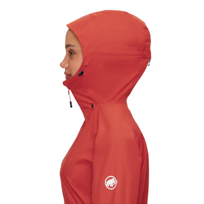 Mammut lietus jaka Convey Tour HS Hooded sieviešu Hardshell jakas Lietus jakas