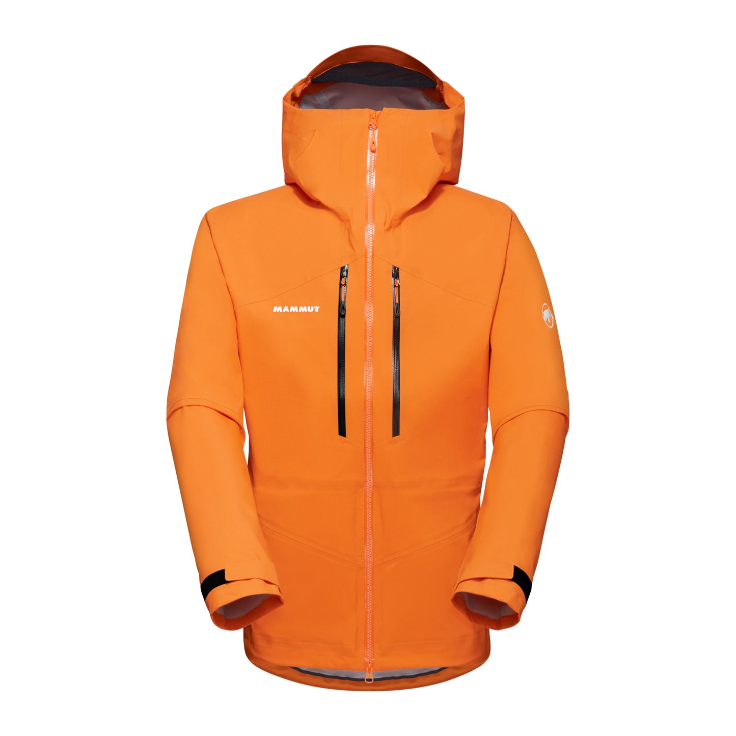 Mammut lietus jaka Taiss HS Hooded vīriešu Dark Tangerine Hardshell jakas Lietus jakas