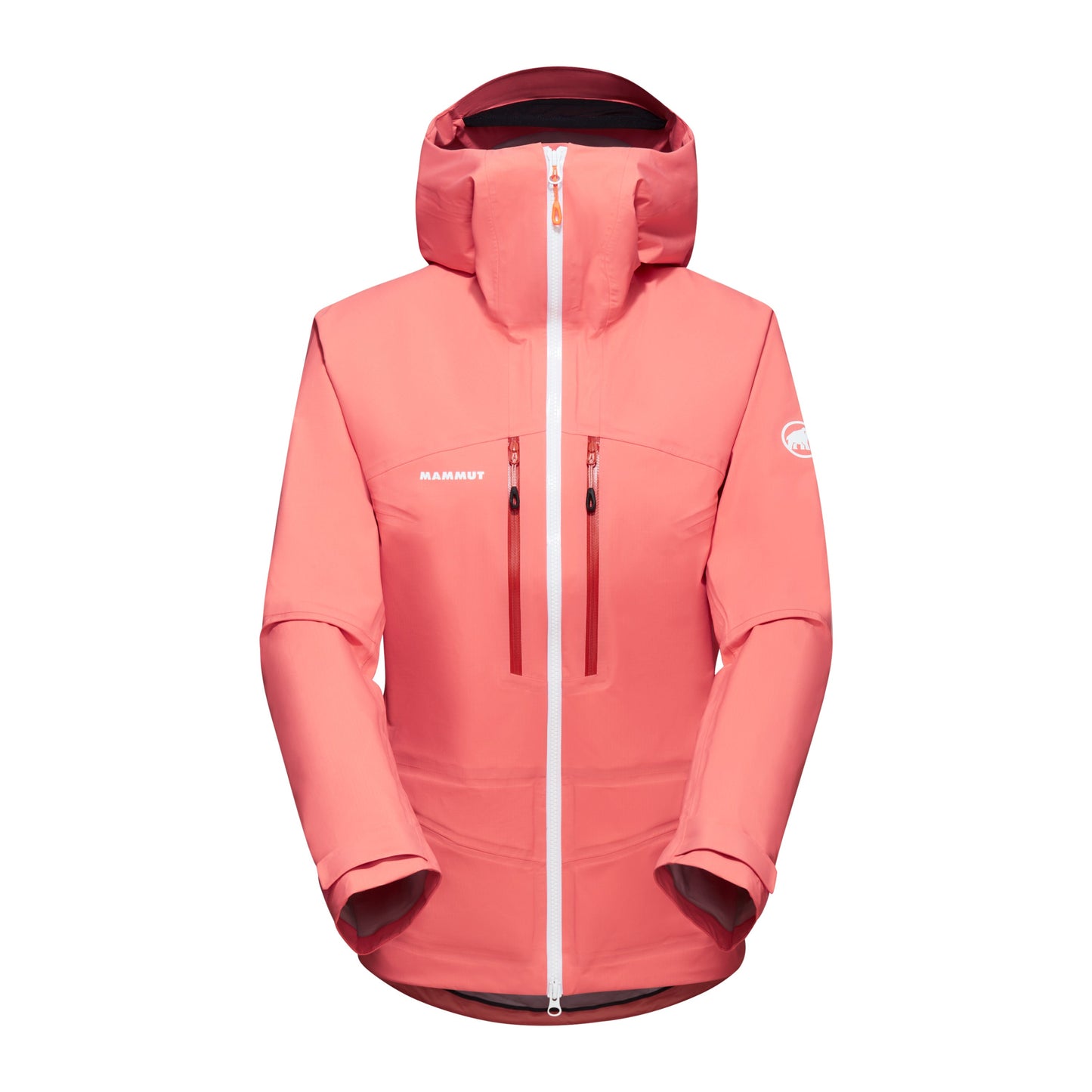 Mammut lietus jaka Taiss HS Hooded sieviešu Salmon Hardshell jakas Lietus jakas