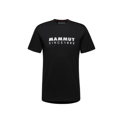 T-krekls Mammut Trovat Logo vīriešu Black Krekli T-krekli