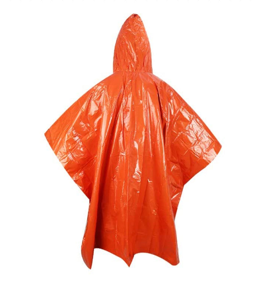 Lietus mētelis - pončo Origin Outdoors Poncho Emergency Oranžs