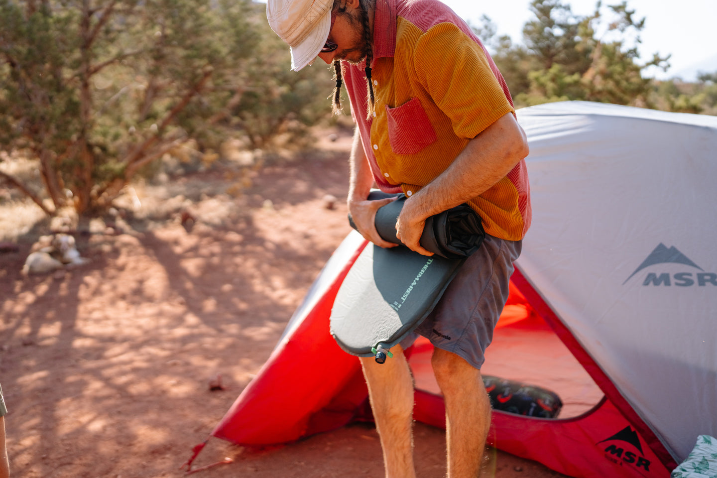 Thermarest Trail Scout pašpiepūšamais paklājs Pašpiepūšamie paklāji