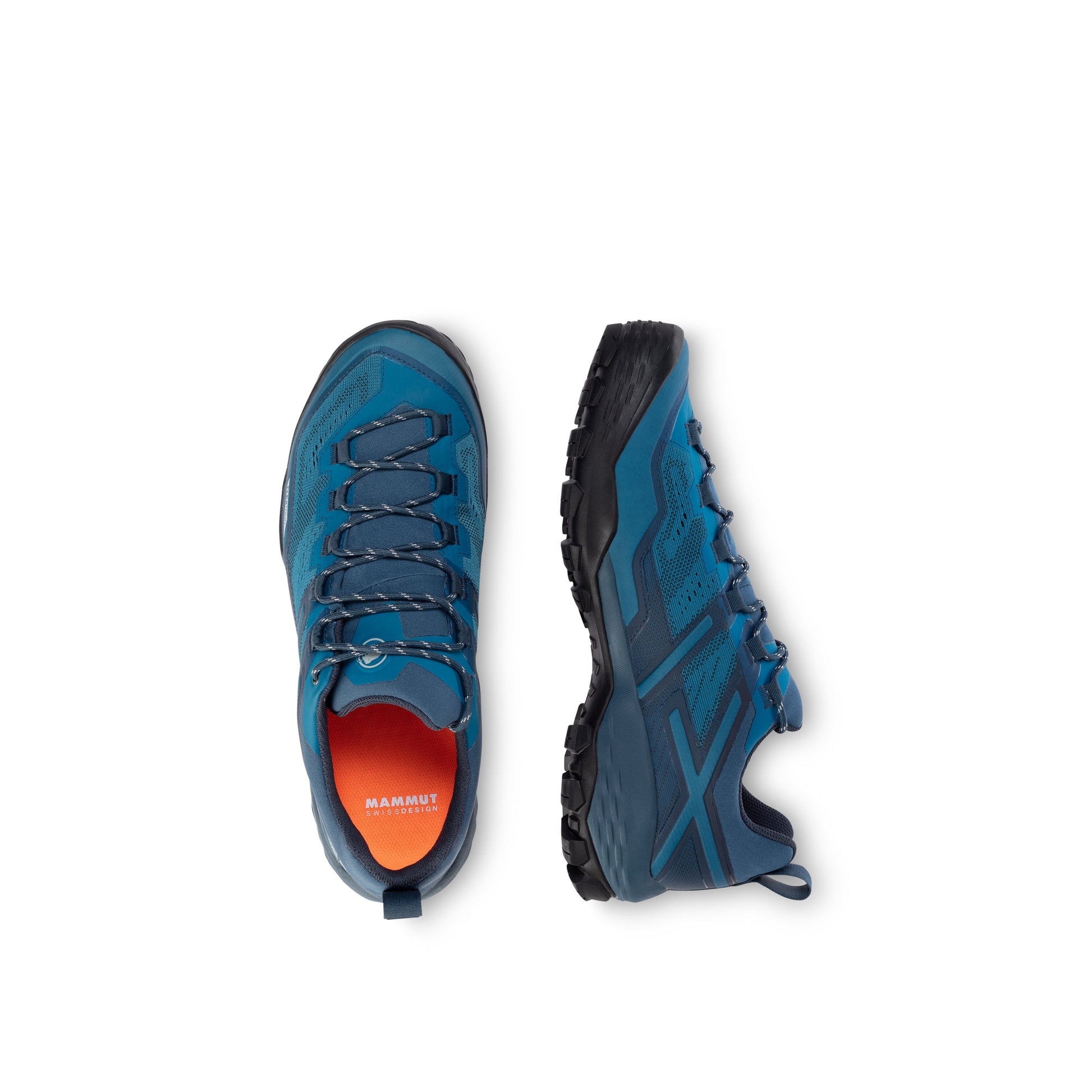 Mammut Ducan Low Goretex apavi vīriešu Sapphire-Dark Sapphire Goretex apavi Pārgājienu apavi Zemie apavi