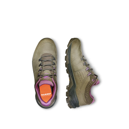 Mammut Nova IV Low Goretex apavi sieviešu Iguana-Grape Goretex apavi Pārgājienu apavi Zemie apavi