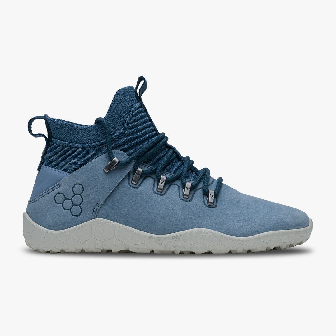 VivoBarefoot Magna FG sieviešu apavi Haze Blue Apavi bez Goretex Ikdienas apavi Pārgājienu apavi Ūdensizturīgi apavi