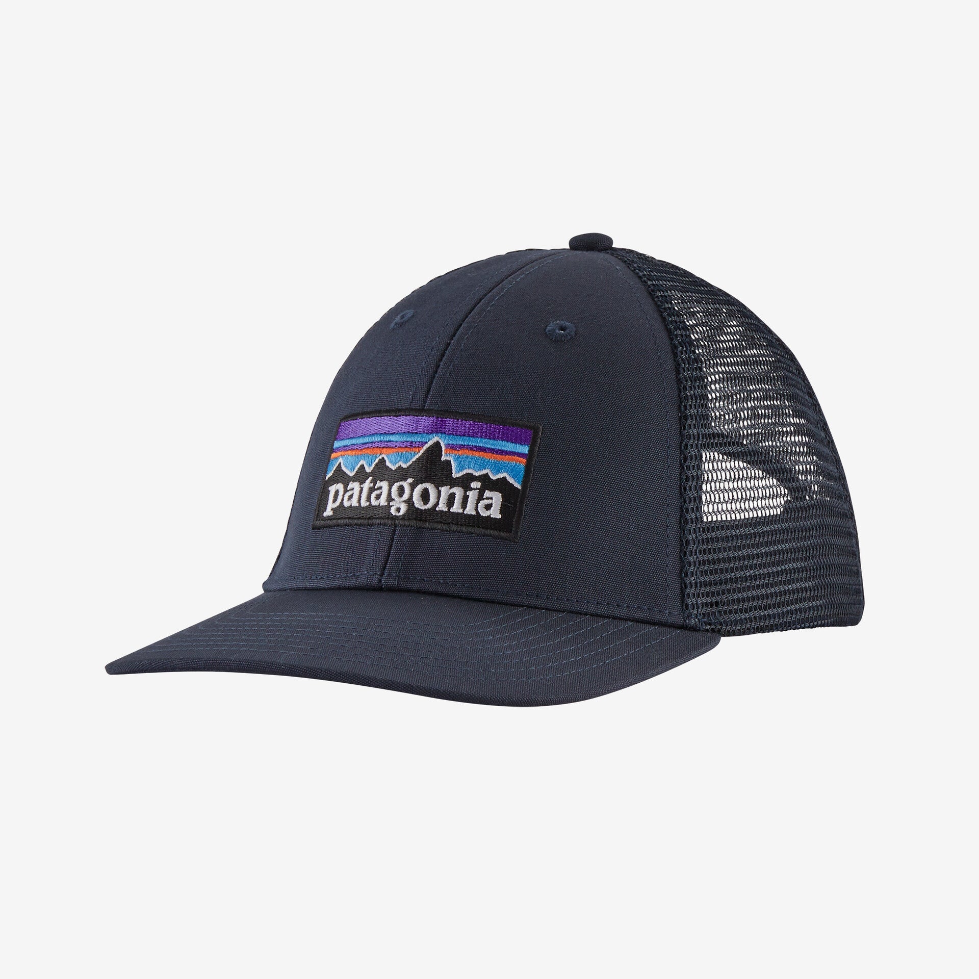 Patagonia cepure P-6 Logo LoPro Trucker Navy Blue Cepures