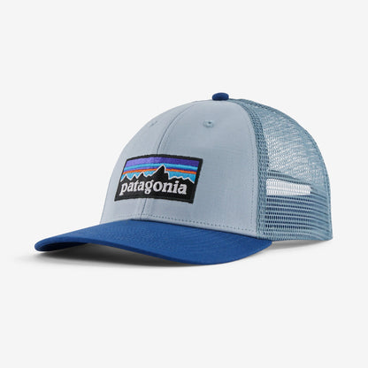 Patagonia cepure P-6 Logo LoPro Trucker Steam Blue Cepures