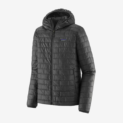 Jaka Patagonia Nano Puff Hoody vīriešu Forge Grey Virsjakas