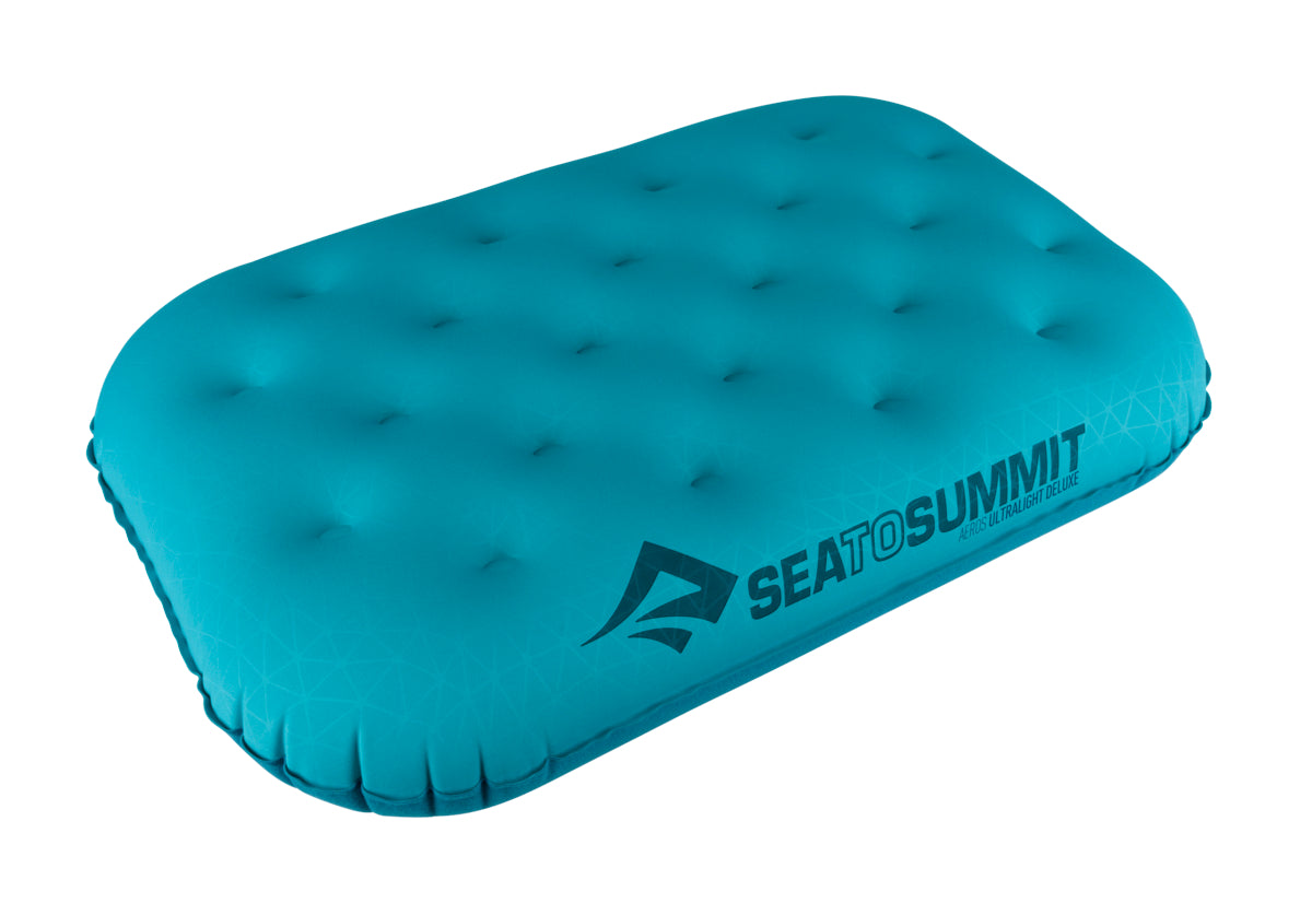 Spilvens Sea to Summit Aeros Ultralight Deluxe Pillow Aqua Guļammaisu aksesuāri Spilveni