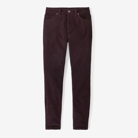 Bikses Patagonia Everyday Cords sieviešu Obsidian Plum Bikses
