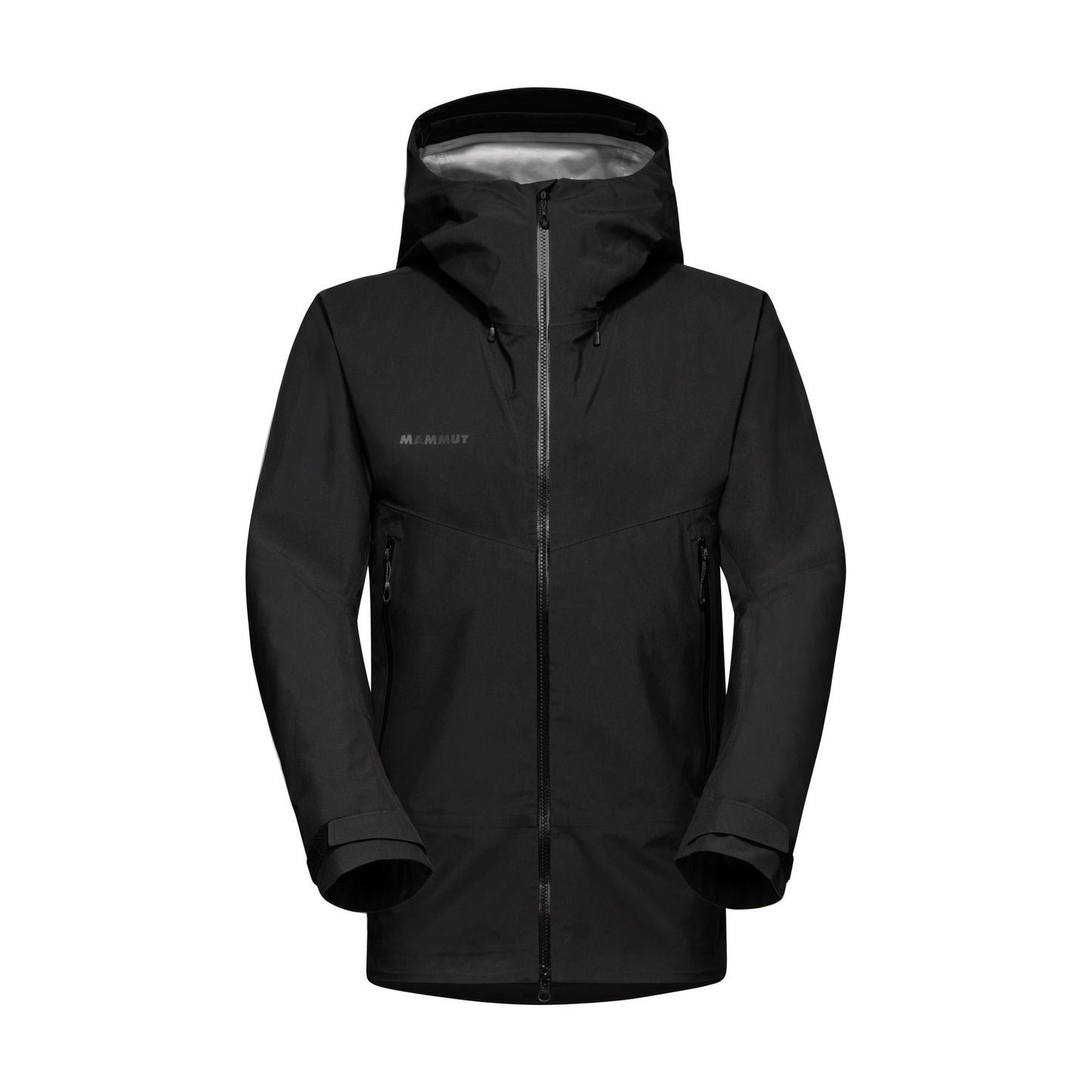 Mammut lietus jaka Crater HS Hooded vīriešu Black Hardshell jakas Lietus jakas