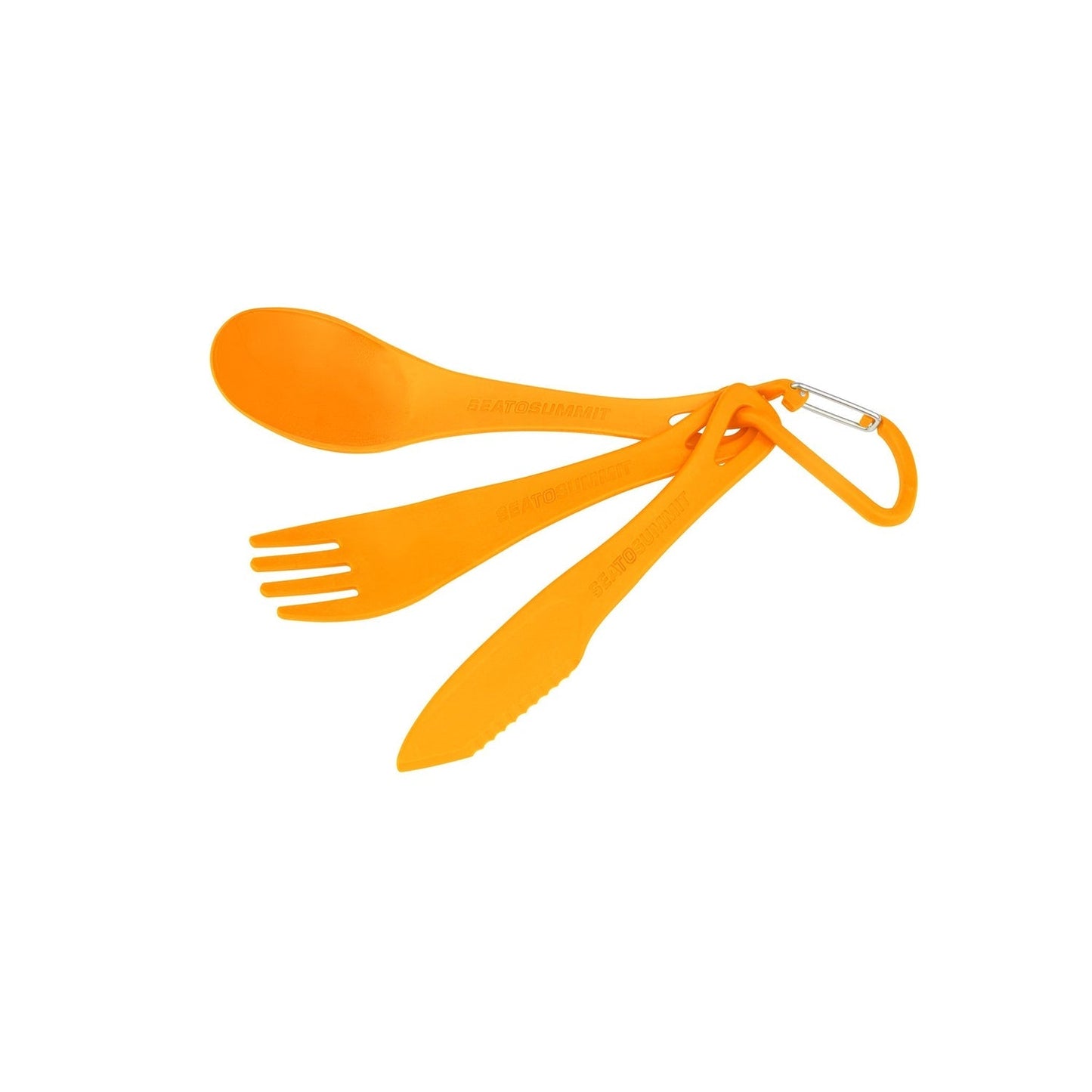 Piederumi Sea to Summit Delta Cutlery Set Orange Ēšanas piederumi