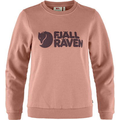 Džemperis Fjallraven Logo Sweater sieviešu Dusty Rose-Port Jakas Vidējā slāņa jakas