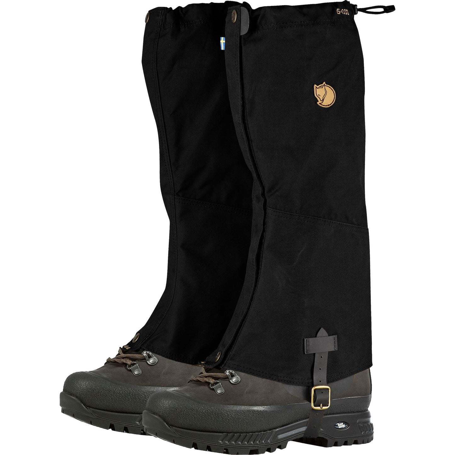 Bahilas Fjallraven Singi Gaiters Black Apavu aksesuāri