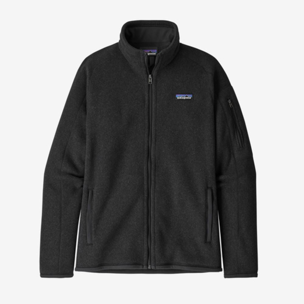 Flīsa jaka Patagonia Better Sweater sieviešu Black Flīsa jakas Vidējā slāņa jakas