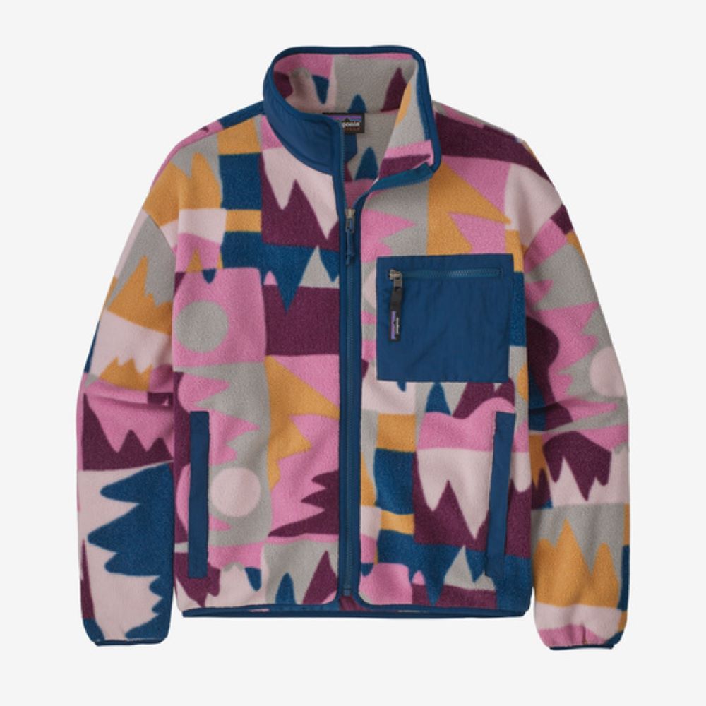 Flīsa jaka Patagonia Synchilla® sieviešu Frontera: Marble Pink Flīsa jakas Vidējā slāņa jakas