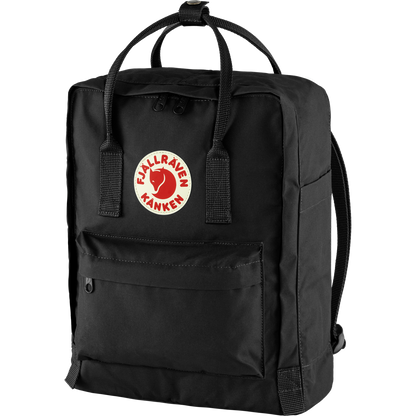 Mugursoma Fjallraven Kanken Black Ikdienas mugursomas