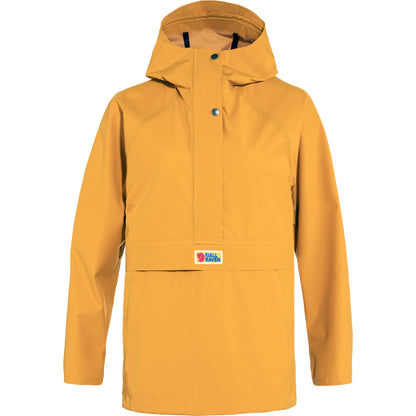 Lietus jaka Fjallraven Vardag Hydratic Anorak sieviešu Mustard Yellow Lietus jakas Vējjakas