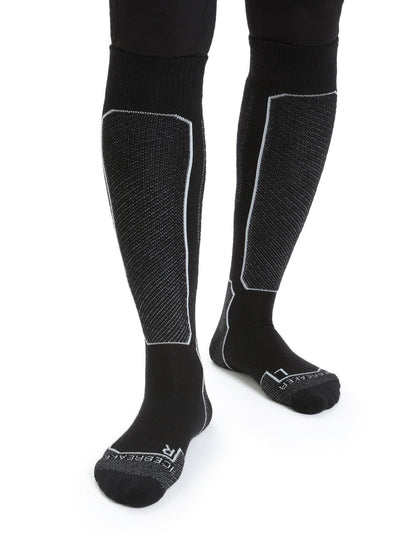 Slēpošanas zeķes Icebreaker Merino ski+light OCT sieviešu Black Zeķes