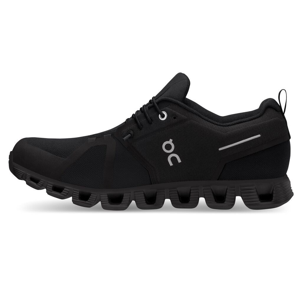 ON Cloud 5 Waterproof vīriešu apavi All-Black Apavi bez Goretex Pārgājienu apavi Taku skriešanas apavi Zemie apavi Ūdensizturīgi apavi