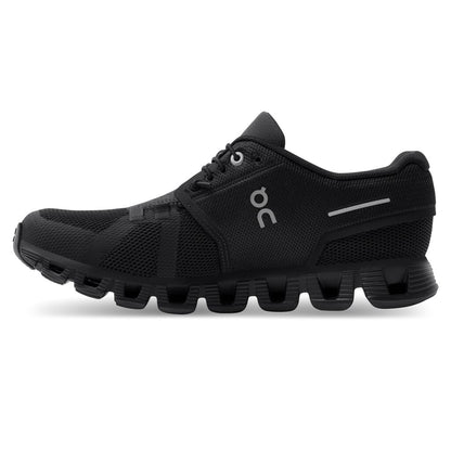 ON Cloud 5 Waterproof sieviešu apavi All Black Pārgājienu apavi Taku skriešanas apavi Zemie apavi Ūdensizturīgi apavi