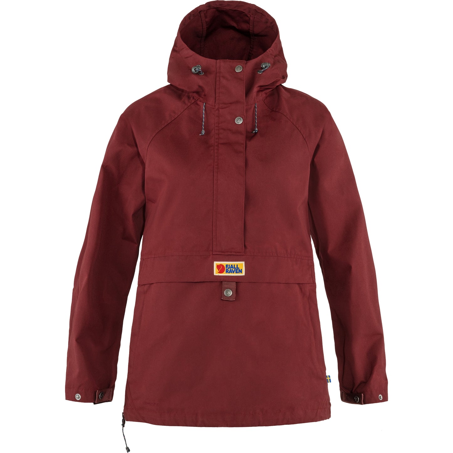 Vējjaka Fjallraven Vardag Anorak sieviešu S Bordeaux Red Vējjakas