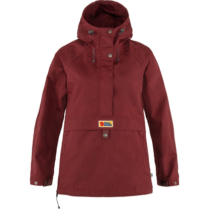 Vējjaka Fjallraven Vardag Anorak sieviešu S Bordeaux Red Vējjakas