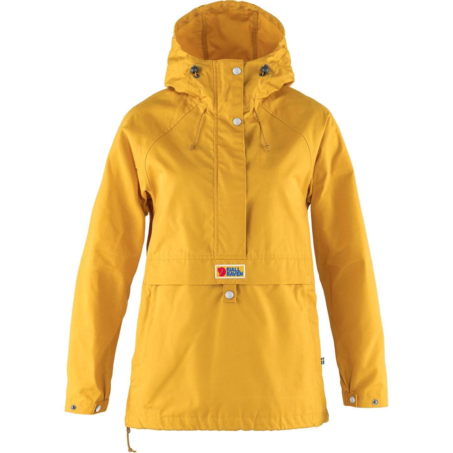 Vējjaka Fjallraven Vardag Anorak sieviešu XS Mustard Yellow Vējjakas