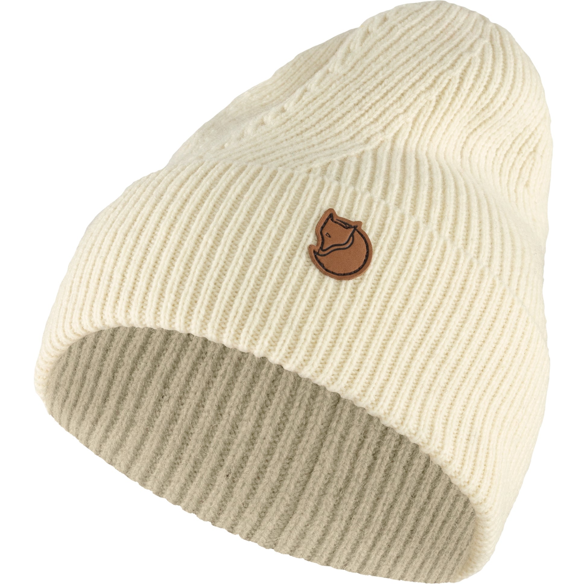 Fjallraven Directional Rib cepure Chalk White Cepures