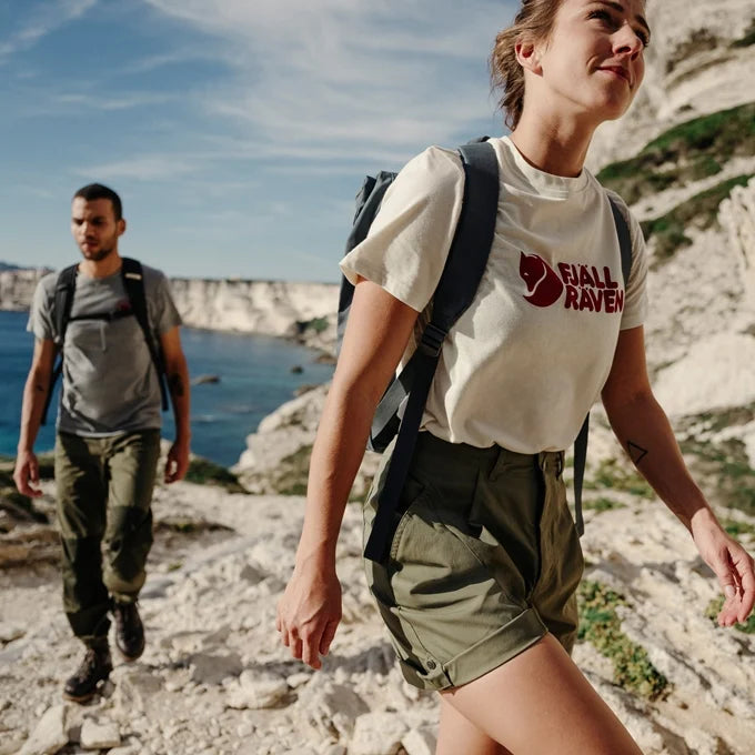 T-krekls Fjallraven Logo Tee sieviešu Krekli Krekli ar īsām piedurknēm T-krekli Topi