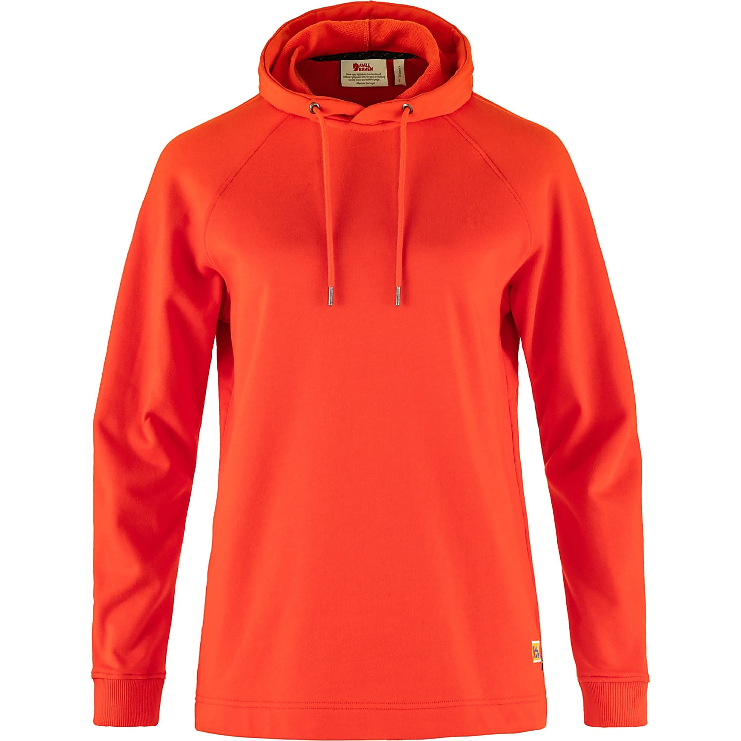 Džemperis Fjallraven Vardag Hoodie sieviešu Flame Orange Jakas Vidējā slāņa jakas