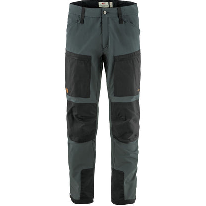 Pārgājienu bikses Fjallraven Keb Agile Trousers vīriešu Basalt-Iron Grey R Bikses