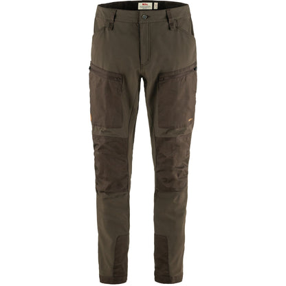 Pārgājienu bikses Fjallraven Keb Agile Trousers vīriešu Dark Olive R Bikses