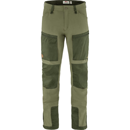 Pārgājienu bikses Fjallraven Keb Agile Trousers vīriešu Laurel Green-Deep Forest R Bikses