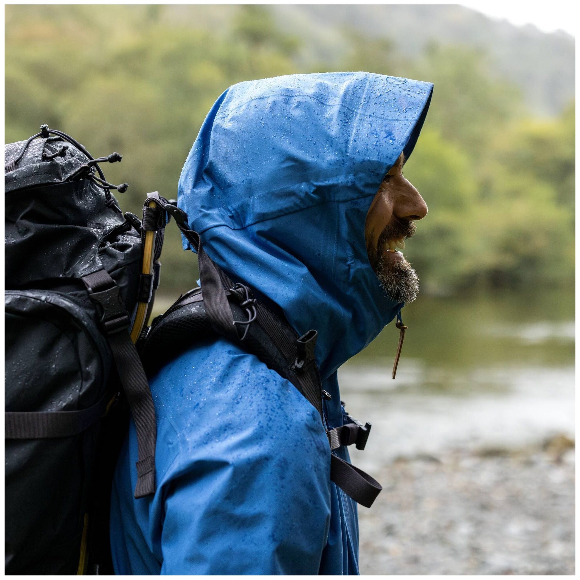 Lietusjaka Fjallraven Keb Eco-Shell vīriešu Hardshell jakas Jakas Lietus jakas Slēpošanas jakas