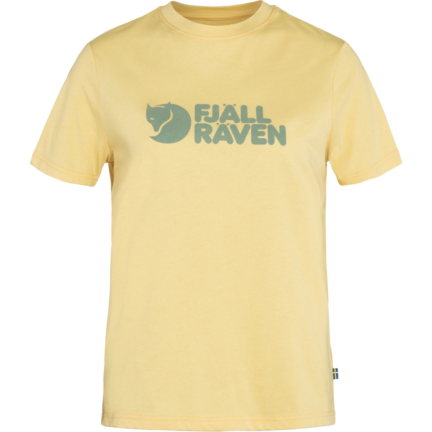 T-krekls Fjallraven Logo Tee sieviešu Mais Yellow Krekli Krekli ar īsām piedurknēm T-krekli