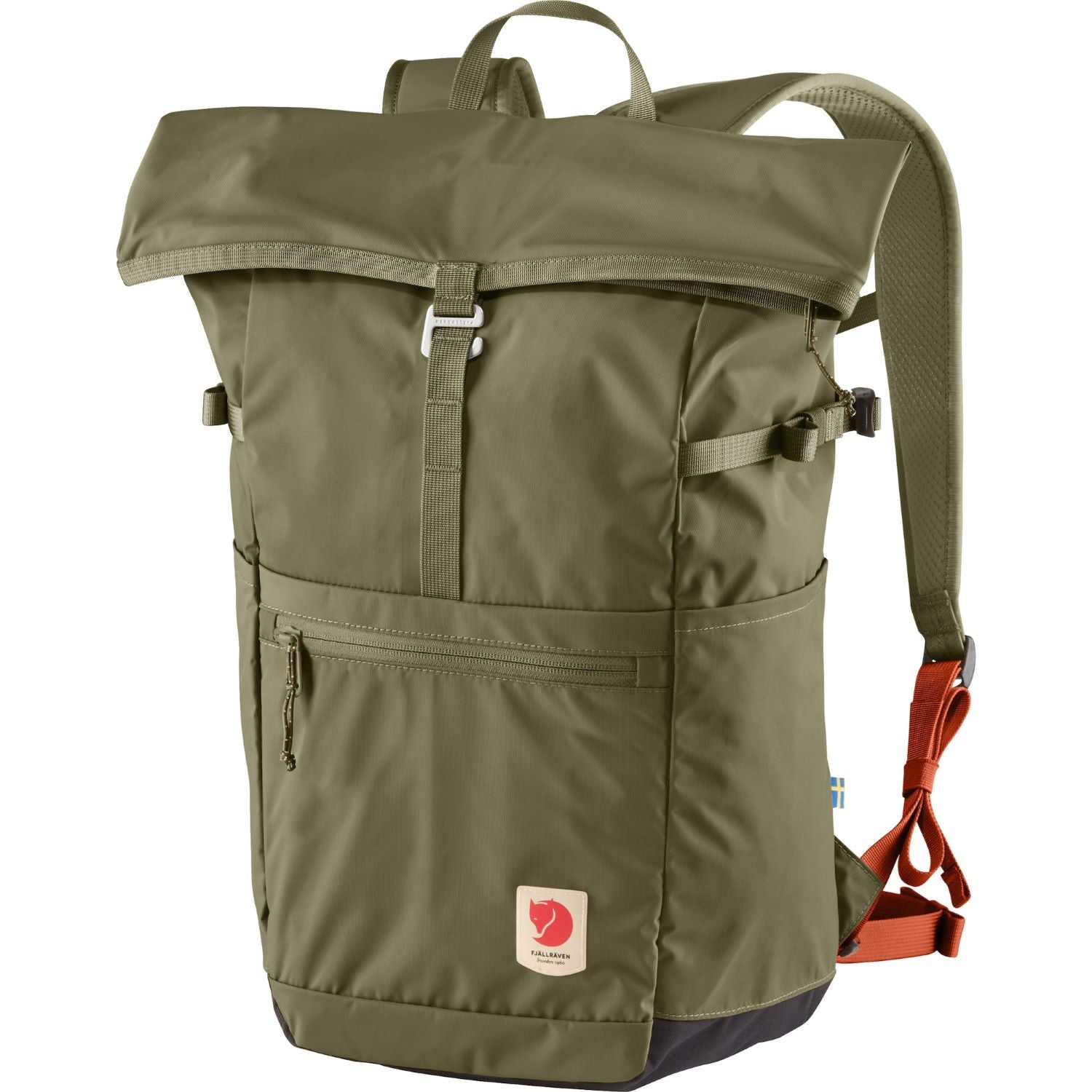 Mugursoma Fjallraven High Coast Foldsack 24 Green Ikdienas mugursomas Pārgājienu mugursomas